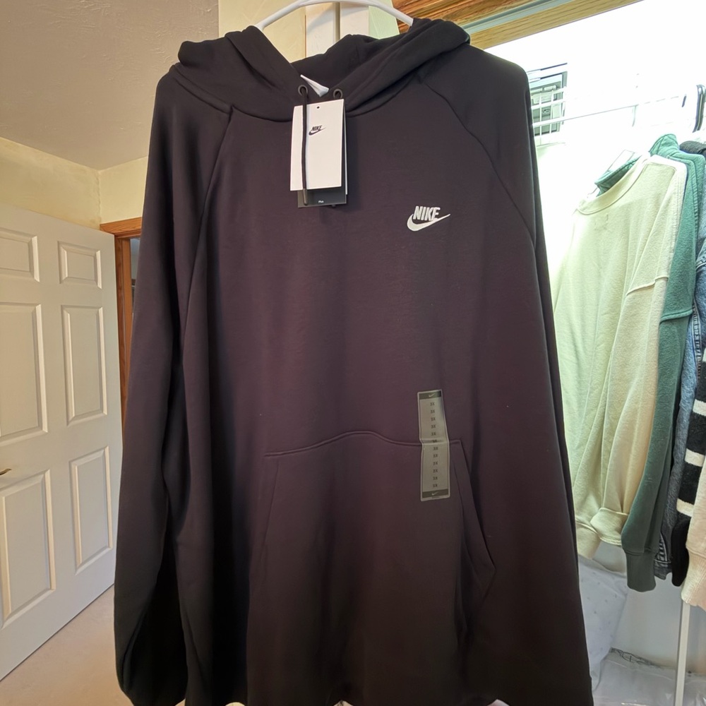 Black Nike Hoodie with Logo